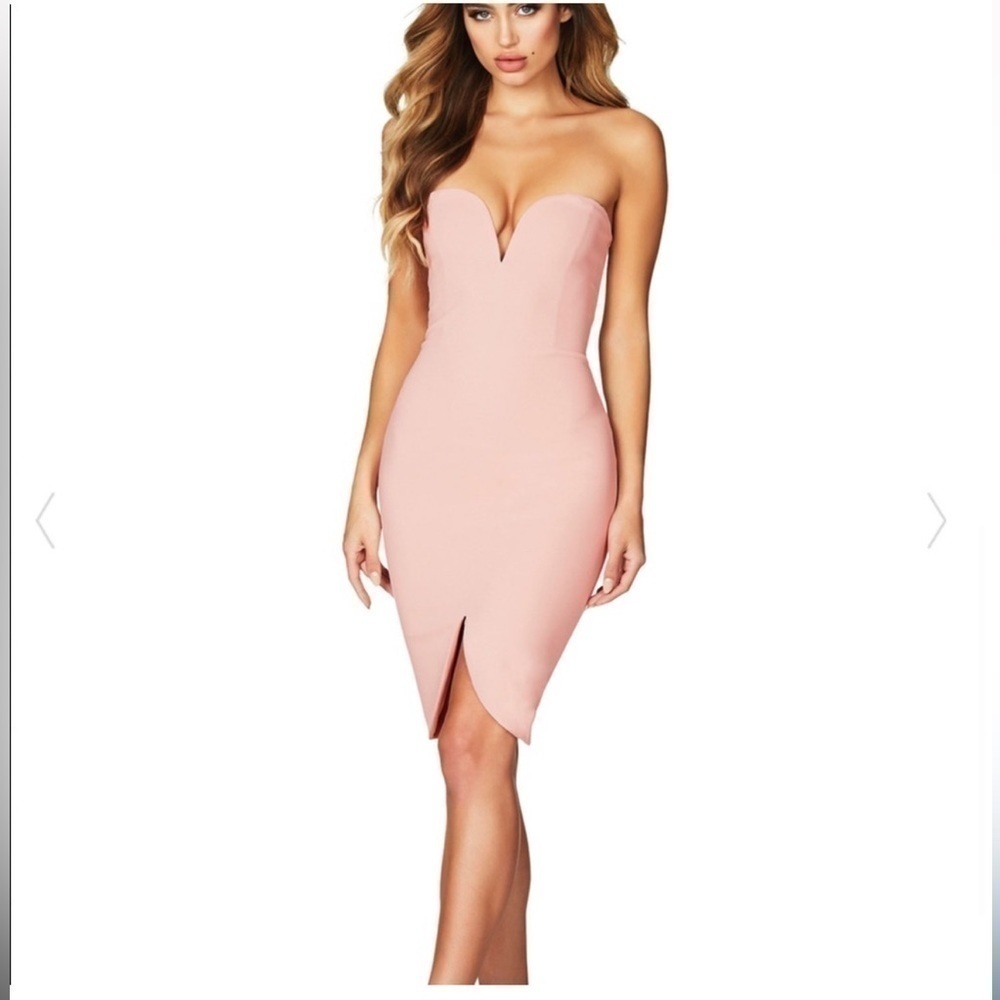 NWT Revolve Nookie Honey MIDI in Blush